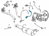 OEM Chevrolet Suburban Lower Nox Sensor Diagram - 12686785