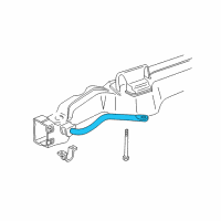 OEM Chevrolet Astro Shaft-Front Stabilizer Diagram - 14056841