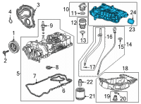 OEM Chevrolet Trailblazer Intake Manifold Diagram - 12688239