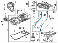 OEM Chevrolet Trailblazer Dipstick Diagram - 12701528