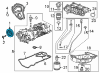 OEM Chevrolet Trailblazer Vibration Damper Diagram - 12707253