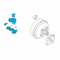 OEM Oldsmobile Aurora Cylinder Asm, Brake Master Diagram - 18047787