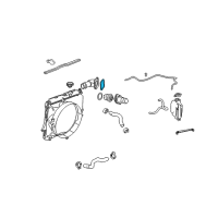 OEM GMC Canyon Water Outlet Seal Diagram - 12579977