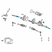 OEM Buick Regal Inner Tie Rod Diagram - 22776531