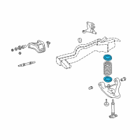 OEM Chevrolet S10 Spring Lower Insulator Diagram - 15989709