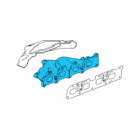 OEM Buick LaCrosse Exhaust Manifold Diagram - 12608747