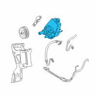 OEM Chevrolet Corvette Power Steering Pump Diagram - 7849020