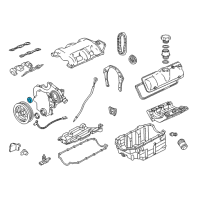OEM Chevrolet Beretta Timing Gear Set Diagram - 14074400
