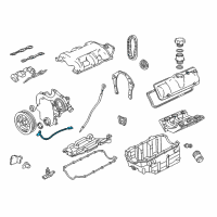 OEM Chevrolet Monte Carlo Crankshaft Sensor Diagram - 12567648