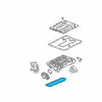 OEM Chevrolet Corvette Supercharger Gasket Set Diagram - 12679527