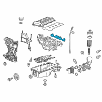 OEM Chevrolet Sonic Manifold Gasket Diagram - 55566664