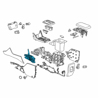 OEM Chevrolet Colorado Gear Shift Assembly Diagram - 23397472