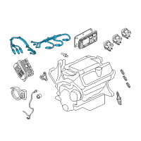 OEM Chevrolet Impala Cable Set Diagram - 12192468