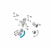 OEM Chevrolet Camaro Belt, Fan & Water Pump & Generator & P/S Pump Diagram - 88984193