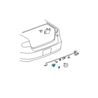 OEM Buick Reverse Sensor Diagram - 15239247