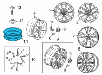 OEM Wheel, Disk 16X4T Diagram - 42700-T2A-A52