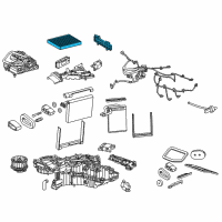 OEM Chevrolet Suburban Filter Assembly Diagram - 22808782
