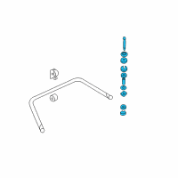 OEM Buick Lucerne Link Kit Diagram - 25940977