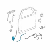 OEM Chevrolet Lock Assembly Diagram - 22862030