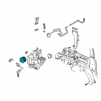 OEM Oldsmobile Silhouette Motor Asm-Auxiliary Blower Diagram - 10443618