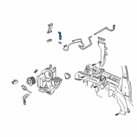 OEM Chevrolet Venture Pipe Asm, Auxiliary Heater Inlet & Outlet Diagram - 12458477