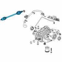 OEM Buick LaCrosse Axle Assembly Diagram - 84283526