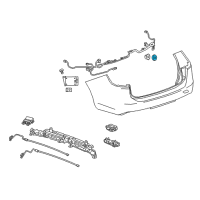 OEM Chevrolet Park Sensor Ring Diagram - 84075328
