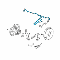 OEM Chevrolet Tracker Sensor, Rear Wheel Speed Diagram - 30023819