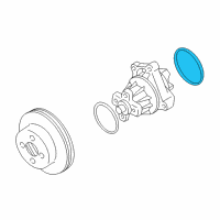 OEM Chevrolet Tracker Seal, Water Pump(O Ring) Diagram - 91176049