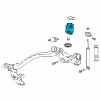 OEM Buick Encore Coil Spring Diagram - 42398115
