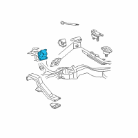 OEM GMC S15 Bracket Asm-Engine Mount Diagram - 15602787