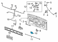 OEM Chevrolet Silverado 1500 Control Module Diagram - 84652297