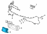 OEM Chevrolet Suburban Sensor Diagram - 84907385