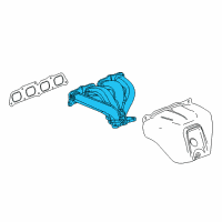 OEM Buick Envision Exhaust Manifold Diagram - 12627186