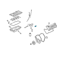 OEM Buick Lucerne Sensor Diagram - 12635958
