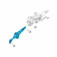 OEM Chevrolet Equinox Intermediate Steering Shaft Assembly Diagram - 84168485