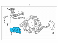 OEM Chevrolet Bolt EV Master Cylinder Diagram - 42525621