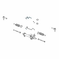 OEM Cadillac Escalade EXT Pipe Kit, Steering Gear (Right) Diagram - 19167838