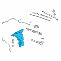 OEM Chevrolet Camaro Washer Reservoir Diagram - 84151772