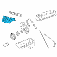 OEM Chevrolet Astro Manifold Asm, Intake Diagram - 10039804