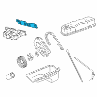 OEM Chevrolet S10 Blazer Gasket-Intake Manifold Diagram - 10041986