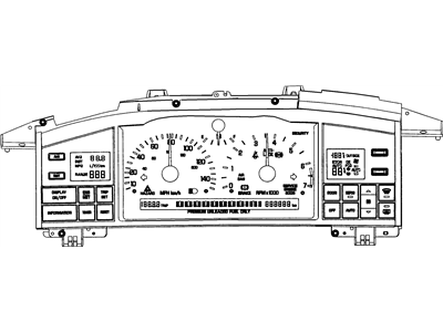 GM 16170446 Instrument Cluster Assembly