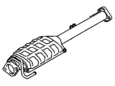 GM 24505383 3Way Catalytic Convertor Assembly (W/ Exhaust Pipe)
