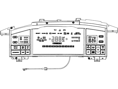GM 16200786 Instrument Cluster Assembly