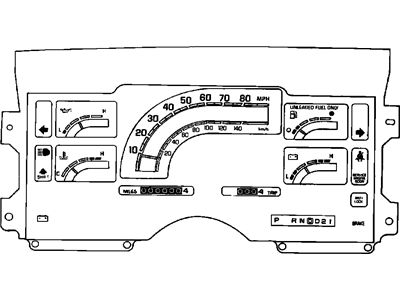 GM 16186155 Instrument Cluster Assembly