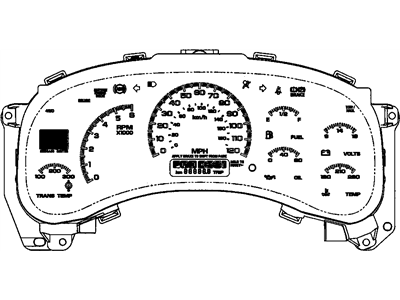 GM 15112850 Instrument Cluster Assembly