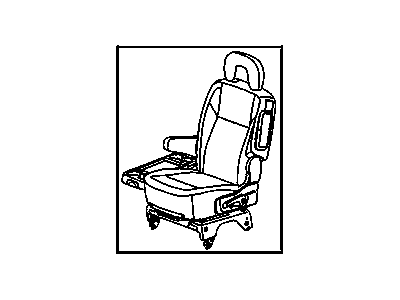GM 25793026 Seat Asm-Rear *Gray M