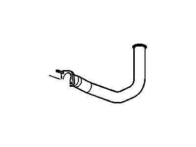 GM 96962080 Exhaust Front Pipe