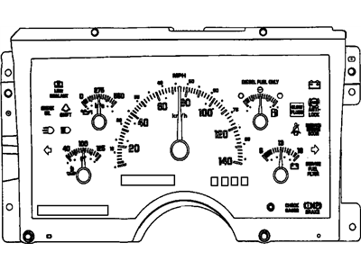 GM 16182465 Instrument Cluster Assembly