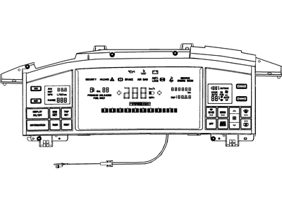 GM 16200726 Instrument Panel Gage CLUSTER